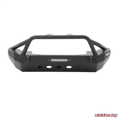 Smittybilt XRC Front Jeep JK Bumper w/ Stinger Winch Plate D-Rings 07-18 Jeep JK Wrangler Black Powdercoat Smittybilt - 76806