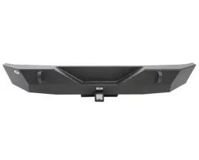 XRC Rear Bumper w/ 2 Inch Hitch Receiver 07-18 Wrangler JK Black Powdercoat Smittybilt