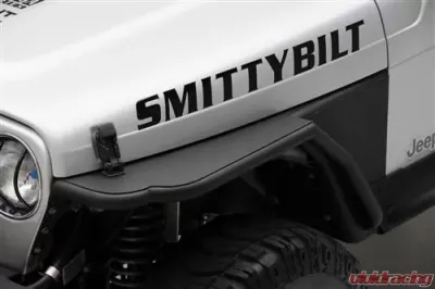 XRC Front Tube Fenders 97-06 Wrangler TJ/LJ Black Textured Smittybilt - 76872