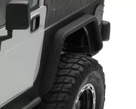 XRC Rear Corner Guards 97-06 Wrangler TJ and Rubicon Black Textured Smittybilt