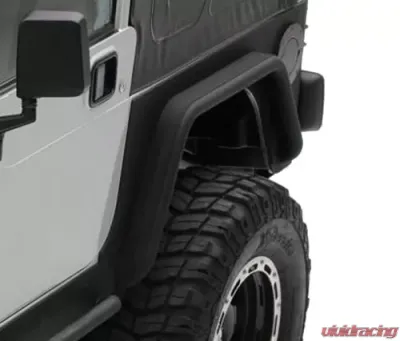 XRC Rear Corner Guards 97-06 Wrangler TJ and Rubicon Black Textured Smittybilt - 76874