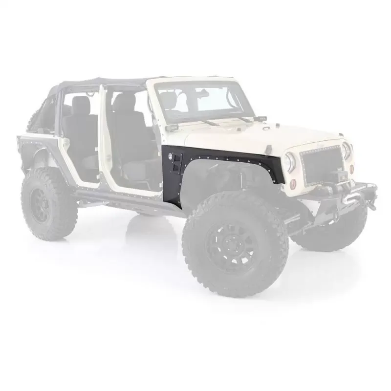 Smittybilt XRC Front Fenders 07-18 Wrangler JK Black Textured Smittybilt - 76880