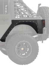 Smittybilt XRC Rear Corner Guards 07-18 Wrangler JK 4DR Black Textured Smittybilt                                     - 76882 - Image 2