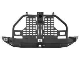 Smittybilt XRC Atlas Rear Bumper Only 07-18 Wrangler JK Black Smittybilt