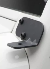 Light Mount Windshield Hinge Bracket 07-18 Wrangler JK Black Smittybilt                                     - 7690 - Image 3