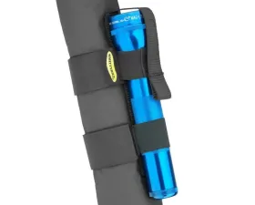 Roll Bar Mag Light Holder Black Smittybilt