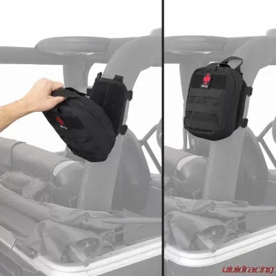 Roll Bar Mount First Aid Storage Bag Black Smittybilt - 769541