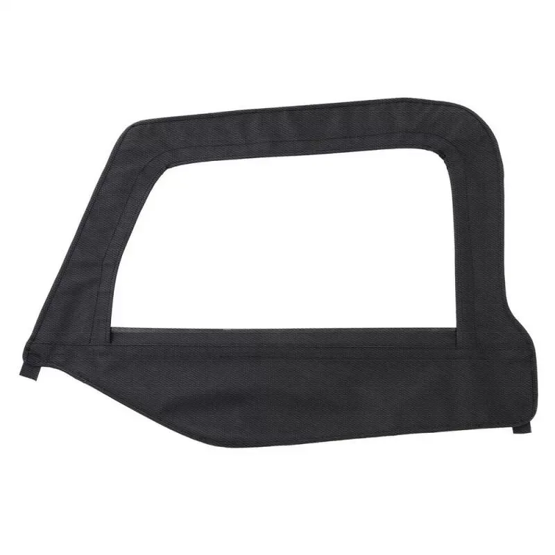 Smittybilt Soft Top Door Skin W/ Frame 97-06 Wrangler TJ Driver Side Black Diamond Smittybilt - 79435