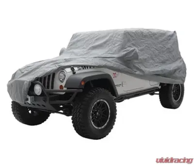 Complete Car Cover 07-18 Wrangler And Rubicon 2 DR Gray W/Storage Bag Smittybilt - 830