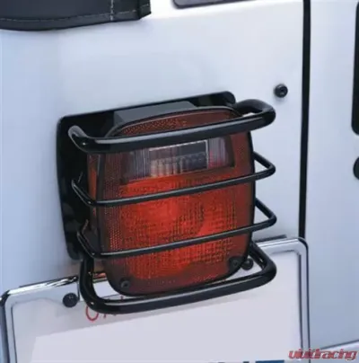 Euro Tail Light Guards 76-06 Wrangler CJ/YJ/TJ/LJ Black Smittybilt - 8660