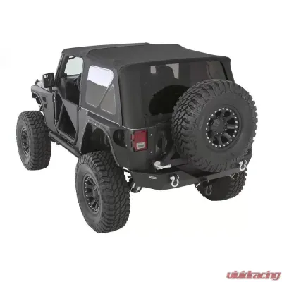 Smittybilt Soft Top 07-09 Wrangler JK 2 DR OEM Replacement W/Tinted Windows Black Diamond Smittybilt - 9070235