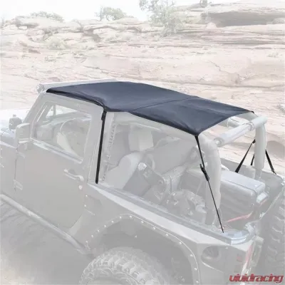 Smittybilt Extended Soft Top 07-09 Wrangler JK 2 DR Black Diamond Smittybilt - 94135