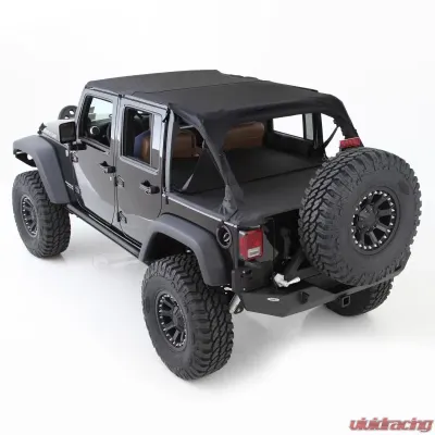Smittybilt Extended Soft Top 10-18 Wrangler JK 4 DR Black Diamond Smittybilt - 94635