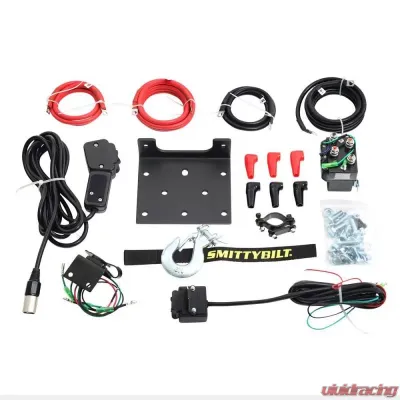 Smittybilt XRC 3 Comp 3,000 Lb Winch Comp Series W/Synthetic Rope & Aluminum Fairlead Smittybilt - 98203