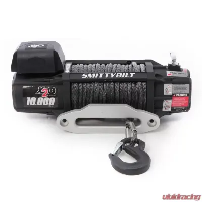 X2O 10 Comp Gen2 10,000 lb Winch Comp Series W/Synthetic Rope Aluminum Fairlead Smittybilt - 98510