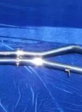 Motordyne True Dual X Pipe Exhaust System With 4.5" Blue Rolled Tips Infiniti G35 2003-2007                                     - MD-004-02/008 - Image 5