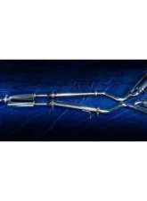 Motordyne Shockwave Exhaust With 4.5" Blue Rolled Tips Infiniti Q60 | G37 2009-2018                                     - MD-042 - Image 5