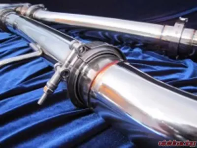 Motordyne Shockwave Exhaust With 4.5" Blue Rolled Tips Infiniti Q60 | G37 2009-2018 - MD-042