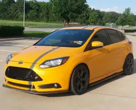 Street Scene Fiberglass Front Chin Spoiler Ford Focus ST 2.0L Turbo 13-14