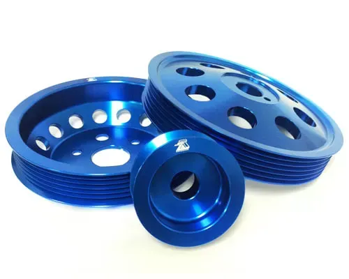 Ralco RZ Light Weight factory belt layout Crank Pulley Blue Scion FR-S 2013 - 914138BLU