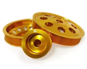 Ralco RZ Light Weight factory belt layout Crank Pulley Gold Scion FR-S 2013