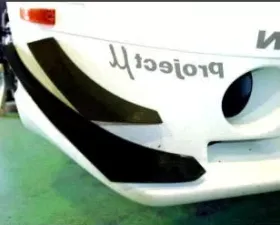 RE Amemiya Full Cowl-Pro Bumper Carbon Front Canards Mazda RX-7 FC3S 1986-1992