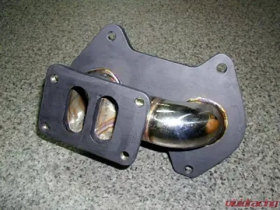 RE Amemiya Stainless Turbo Exhaust Manifold Mazda RX-7 FC3S 86-92 - REA-M0-12039-031