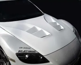 RE Amemiya FRP AD D1 Bonnet Mazda RX-8 03-11