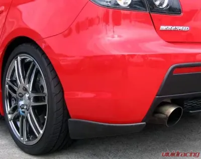 RE Amemiya Carbon Rear Bumper Protector Mazdaspeed 3 BK 07-09 - REA-D0-1102030-005