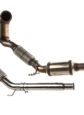CTS Turbo Stainless Steel Downpipe with Catalytic Converter Volkswagen MK7 GTI 14-15                                     - CTS-EXH-DP-0014-CAT - Image 3