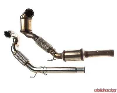 CTS Turbo Stainless Steel Downpipe with Catalytic Converter Volkswagen MK7 GTI 14-15 - CTS-EXH-DP-0014-CAT