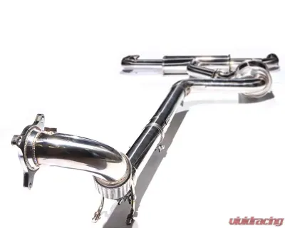 CTS Turbo Turboback Exhaust with Catalytic Converter Volkswagen MK6 GTI 2.0T TSI 10-14 - CTS-EXH-TB-0002-CAT
