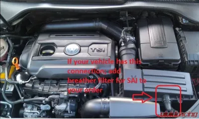 CTS Turbo 3" Air Intake System Volkswagen 1.8TSI/2.0TSI - CTS-IT-220R