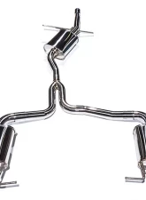CTS Turbo Stainless Steel Catback Dual Exhaust Audi A4 2.0T B8 09-14                                     - CTS-EXH-CB-0013 - Image 3