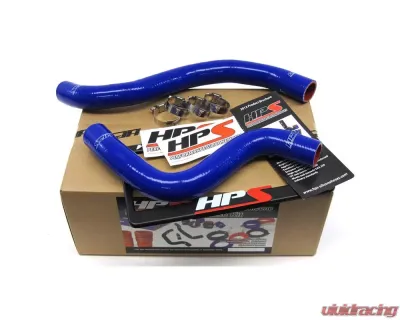 HPS Blue Reinforced Silicone Radiator Hose Kit Coolant for Mitsubishi Lancer EVO 9 - 57-1042-BLUE