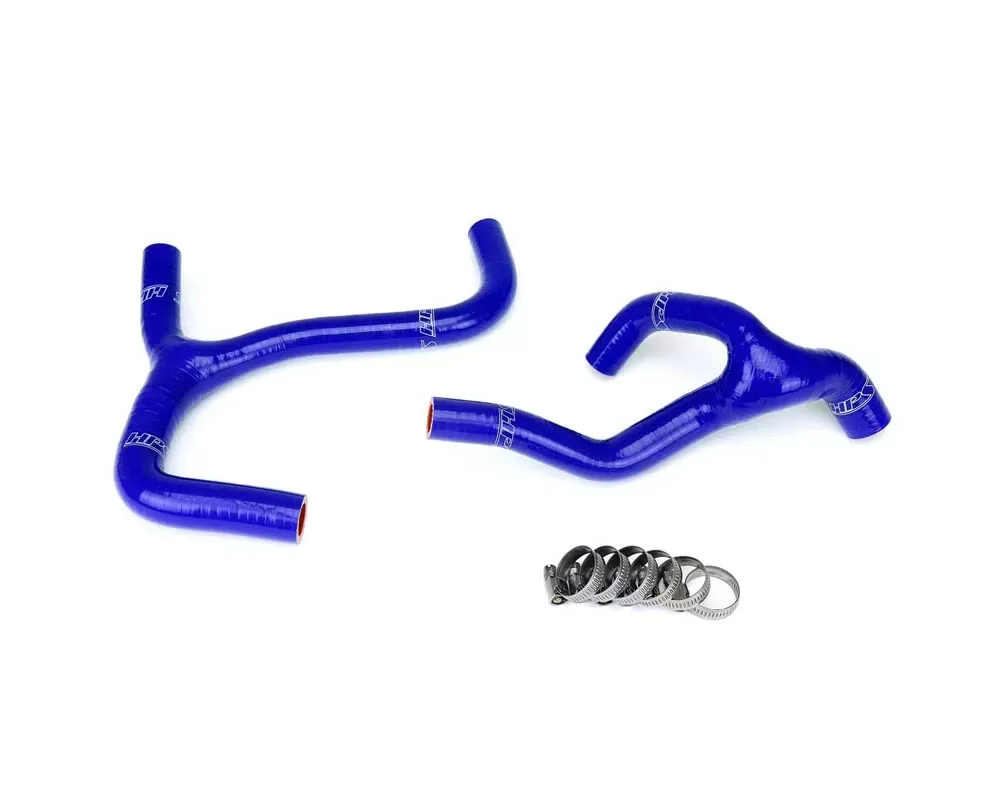 HPS Blue Reinforced Silicone Radiator Hose Kit Coolant for Honda 03-04 CRF450R - 57-1238-BLUE