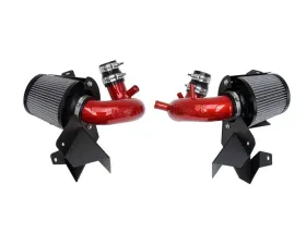 HPS Performance Cold Air Intake Kit Kia Stinger 3.3L V6 Twin Turbo, Includes Heat Shield, Red