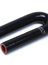 HPS Performance Products High Temp 1.5" ID 4-ply Silicone 180 Degree U Bend Elbow Coupler Hose Black                                     - HTSEC180-150-BLK - Image 2