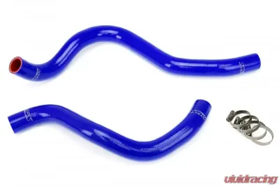 HPS Performance High Temp 3-ply Reinforced Silicone,Replace OEM Rubber Radiator Coolant Hoses - 57-1393-BLUE