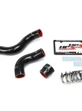 HPS Black Reinforced Silicone Intercooler Hose Kit for Honda 2017-2021 Civic Type R 2.0L Turbo                                     - 57-1697-BLK - Image 2