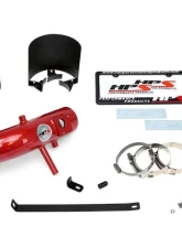 HPS Performance Shortram Air Intake Kit for 2012-2017 Toyota Camry 2.5L 4Cyl, Red, Aluminum                                     - 827-524R - Image 3