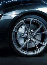 Techart Formula VI 22x10 | 22x11.5 Bicolor Forged Monobloc Wheel Set Porsche Taycan 2020+                                     - TechArt-Taycan - Image 4