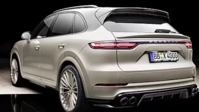 TechArt Rear Apron With Diffusor Porsche Cayenne 2017+                                     - 09Y.100.500.009 - Image 2