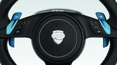 TechArt PDK Paddle Shifters Retrofit Alcantara Leather Plus-Minus Porsche 991 000.430.407.CCC-01                                     - 000.430.407.CCC-01 - Image 3