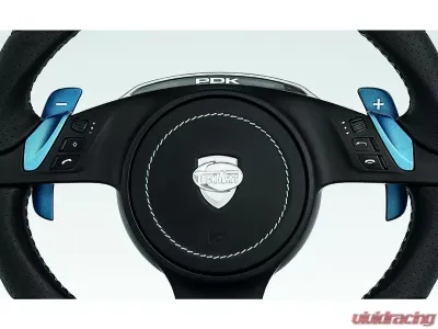 TechArt PDK Paddle Shifters Retrofit Alcantara Leather Plus-Minus Porsche 991 000.430.407.CCC-01 - 000.430.407.CCC-01
