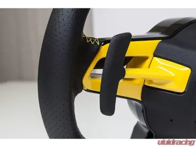 TechArt PDK Paddle Shifters Retrofit Alcantara Leather Plus-Minus Porsche 991 000.430.407.CCC-01 - 000.430.407.CCC-01