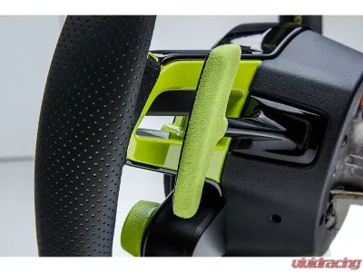 TechArt PDK Paddle Shifters Retrofit Alcantara Leather Plus-Minus Porsche 991 000.430.407.CCC-01 - 000.430.407.CCC-01