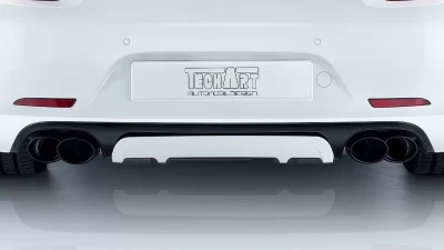 TechArt Rear Diffuser for Porsche 991.2 Carrera & Targa 2017-2019, Durable Material                                     - 091.100.502.009 - Image 3