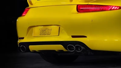 TechArt Rear Diffuser for Porsche 991.2 Carrera & Targa 2017-2019, Durable Material                                     - 091.100.502.009 - Image 2