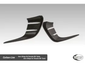 TechArt Aero Wings Matt Carbon Fiber for Porsche 991 Turbo 2013-2016
